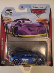 Disney Pixar Cars – Will Rusch – Vinyl Toupee Mattel Official Diecast · FL-0136