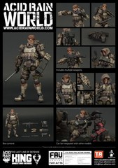 ACID RAIN 1/18: FAV-A113-117 BUCKS Team Bob Jack King Steel Argus *US Seller*