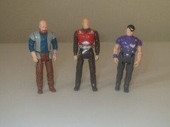 Vintage Kenner 1985 M.A.S.K lot Alex Sector, Matt Trakker & Cliff Dagger