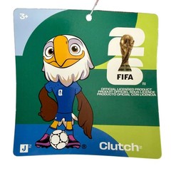 Jazwares FIFA® World Cup 2026 USA 10” Plush Official Clutch™ Bald Eagle NWT