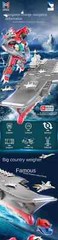 Transformation Toys SHANDONG Aircraft Carrier with 14 Plane Model Action Figure