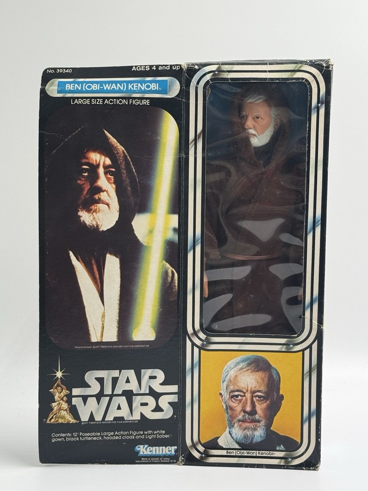 Ben Obi-Wan Kenobi 1977 Large Size 12″ STAR WARS Vintage 1978 NEW UNUSED SEALED