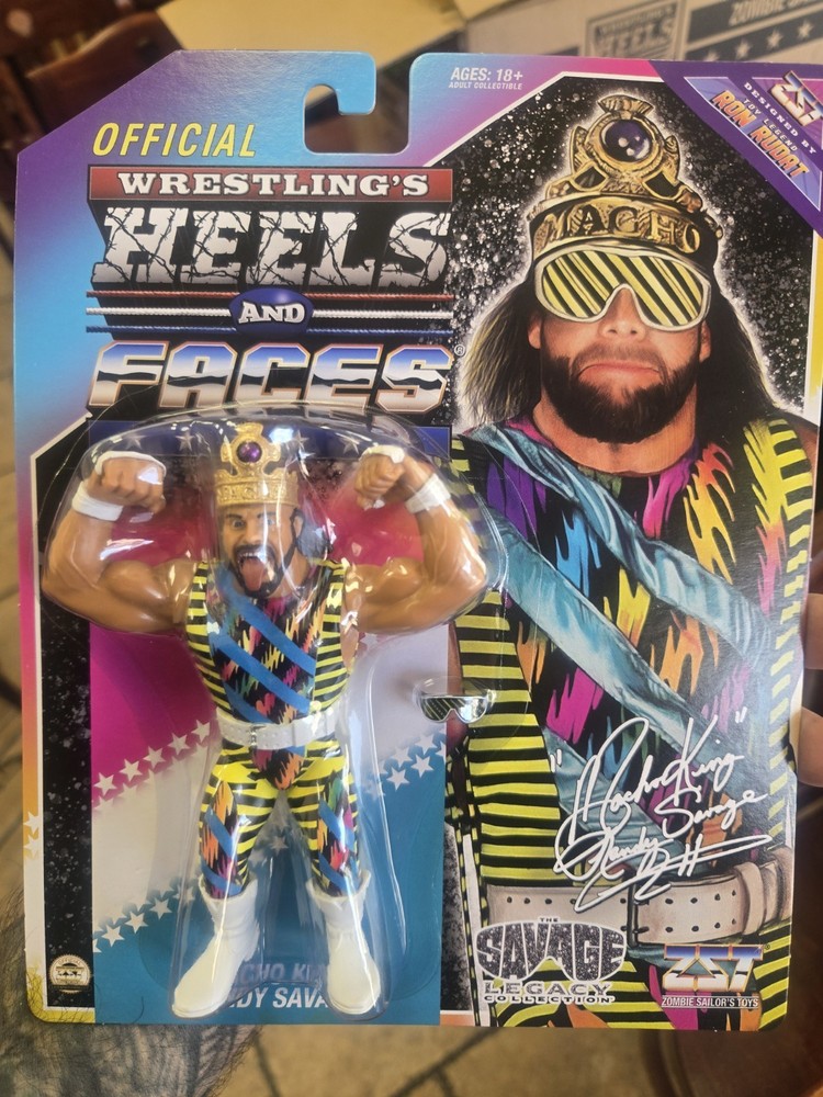 Wrestling’s Heels And Faces Macho King Randy Savage Figure Zombie Sailor’s Toys