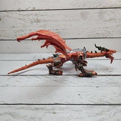 Mega Bloks Dragons Metal Ages Odaku Armory Slann Dragon 12″ Long Figure Read