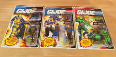 1991 GI JOE 3 Action Figure LOT Barricade Wild Bill Firefly A Real American Hero