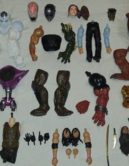 Action Figure Parts And Accessories Lot