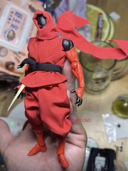1/12 Custom Wired Blue/Red Outfit for Kaiyodo Ryu Hayabusa Action Figure Body