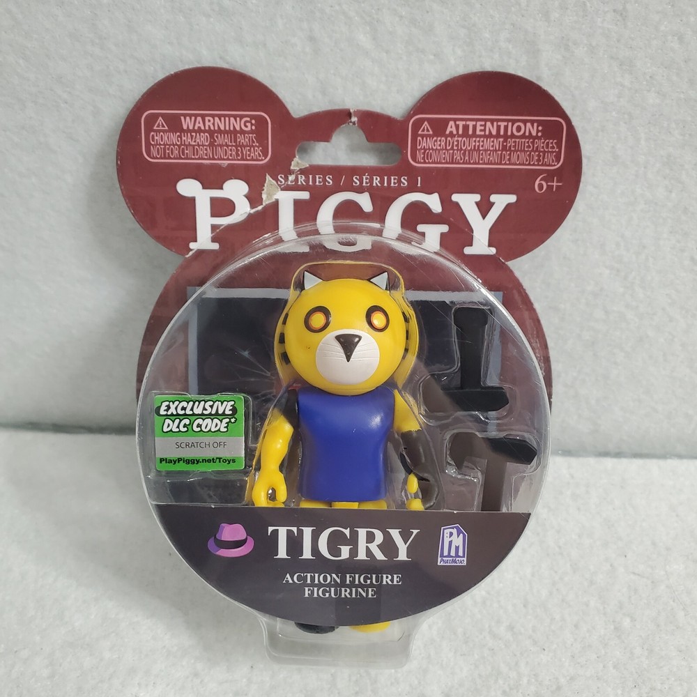 Roblox PIGGY Series 1 TIGRY and FOXY 2 Pcs Lot Plus Exclusive DLC Code Sealed