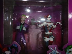 DC Batman Eaglemoss Masterpiece Collection The Joker & Harley Quinn Figurines