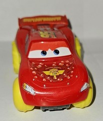 Disney Pixar Car Lot Of 2 Hydro Wheels Red Fire Truck & Lightning McQueen