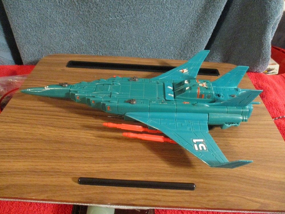 Vintage 1989 Kenner Mega Force BACKLASH Air Assault Rapid Deployer Attack Jet