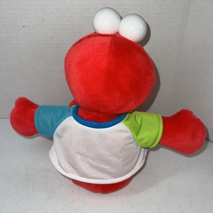 Sesame St ELMO SINGING ENGLISH & SPANISH RED COLOR Plush Stuffed Vtg 2001