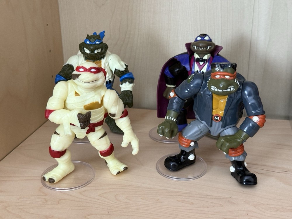1993 TMNT Universal Monsters Set of 4 – NO WEAPONS