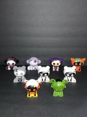 Skelanimals Target Exclusive Halloween Lot Of 9 Figures Toy Animals Skellington