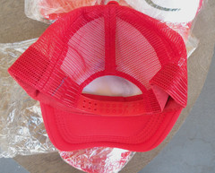 4 Unused Ash Ketchum / Pokemon Adult Hats / Mesh Cap with Plastic Snap Closure