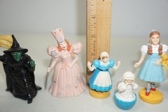 Wizard of Oz PVC Figure Lot of 8 Vtg Lowe’s Ren Presents 1987 1988 MGM Turner