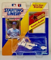 MLB Starting Lineup Figure Toronto Blue Jays Roberto Alomar 1992 Baseball Card