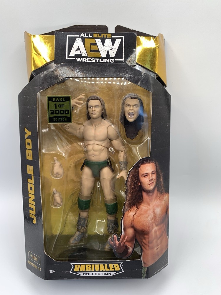 Jazware AEW Jungle Boy RARE Unrivaled 6 in Action Figure 1/3000 #101 Series 11
