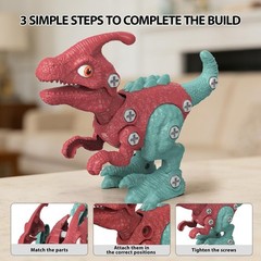 Dinosaur Toys for 3 4 5 6 7 8 Year Old Boys,3 Pack Hatching Dinosaur Eggs wit…