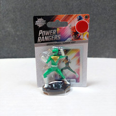 New Power Rangers Figures Mini Cake Toppers SET of 5 Red Blue Green Black Pink