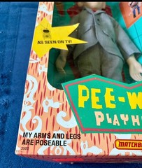Vintage Talking Pee Wee Herman Doll 1987 Matchbox Pullstring – New In Box Works