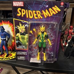 Marvel Legends Retro Spider-Man Electro Francine Frye 6” Action Figure Complete