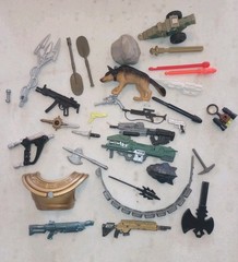 Random Mixed Lot Action Figure Accessories Weapons Gi joe Halo Power Rangers