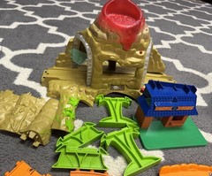Lot Of Dinosaur Train Track Sets Volcano Morris Extra Trains Figures Rare