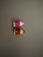 Shopkin Season 1 Bottle Flava Ava Set Of Two White And Pink And Brown & Yellow