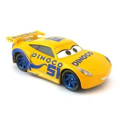 2Pcs Disney Pixar Cars No.51 Dinoco Cruz Ramirez Hauler Truck Die-cast Toy Car