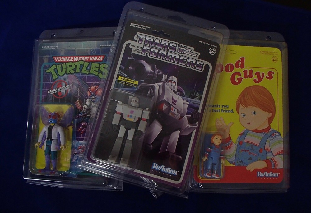 4 Super7 Reaction & VINTAGE GI Joe Star Wars Action figure PROTECTIVE CASE 9.5×6