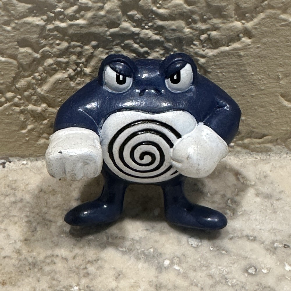 Pokemon Tomy Poliwrath Vintage Mini Figure Nintendo 90s Sasco Inc