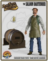 Dime Novel Legends 1:18 scale (4″) old west action figure Saloon Bartender