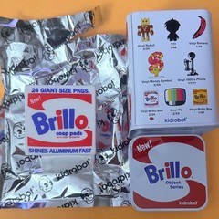 Kidrobot ANDY WARHOL OBJECT SERIES Mini Sized Blind Box With BRILLO TIN CAN
