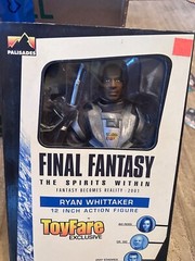 FINAL FANTASY MOVIE RYAN WHITTAKER 12” ACTION FIGURE TOY FARE EXCLUSIVE! c25