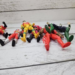 Kenner DC Batman Vintage Figure Lot 1990’s Robin Batman Animated 5″ 10 Figures