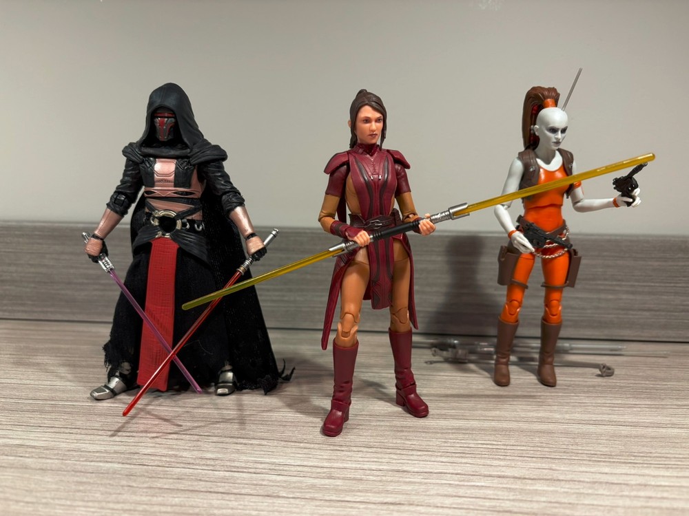 STAR WARS Black Series Lot: Darth Revan & Bastila Shan & more (Loose/Complete)