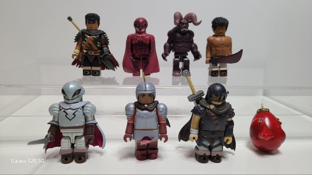 Set of 8 Berserk KUBRICK Guts Griffith Zodd Casca Zodd Beherit 60mm J16314