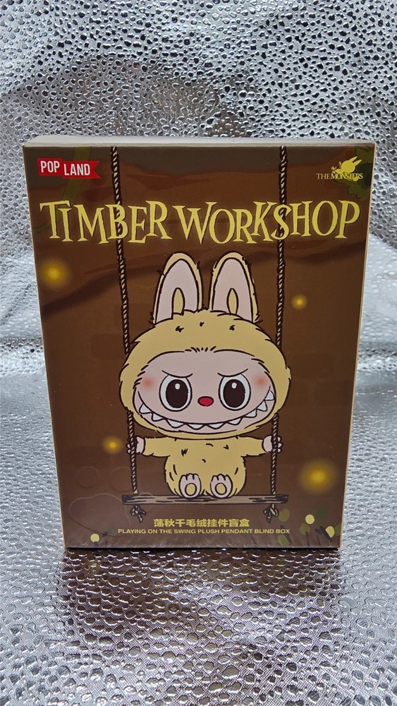 Authentic Pop Land Labubu Timber Workshop Blind Box