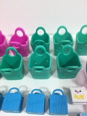 Shopkins Lot of 100 Pieces Moose Children Toy Figures Bags Baskets Crates