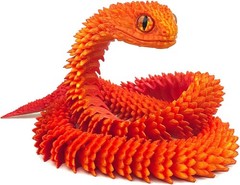 Easter Basket Essential: 24in 3D Printed Snake Fidget Toy for All Occasions