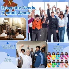 50 Colorful Mini Jesus Figures – Religious Party Gifts for All Occasions