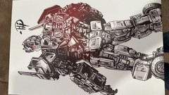 Toy World Nemesis Prime – Tactics Waistcoat Transforming Figure – Black. NIB