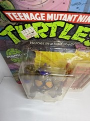 TMNT Ninja Turtles Donatello 1988 10 back 10 card Playmates Action Figure