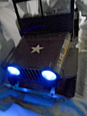 Vintage GI Joe – Five Star Jeep or A/T desert patrol- Headlight Illumination Kit