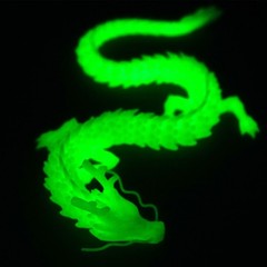 17.72inch 3D Printed Dragon Model,Articulated Animals figure,Toys Home Decor