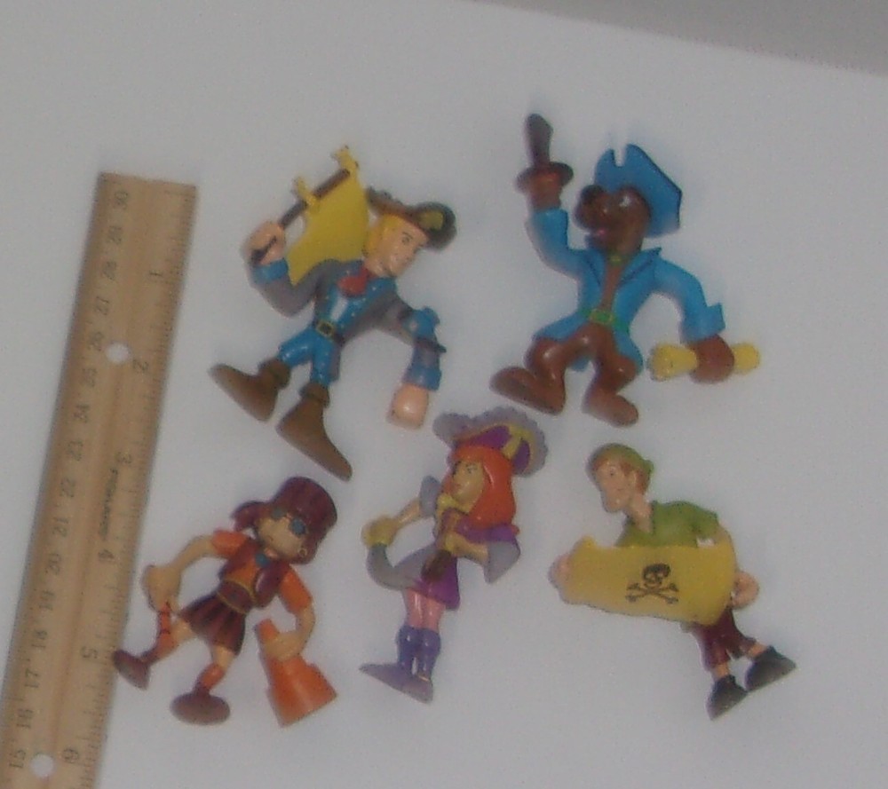 Scooby-Doo Fred Daphne Velma Shaggy Scooby Figure Lot B4