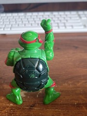 TMNT Teenage Mutant Ninja Turtles Head Droppin’ Raph Raphael Figure 1991 Works