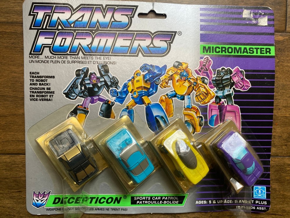 Sports Car Patrol Micromaster NIP 1989 G1 Transformers