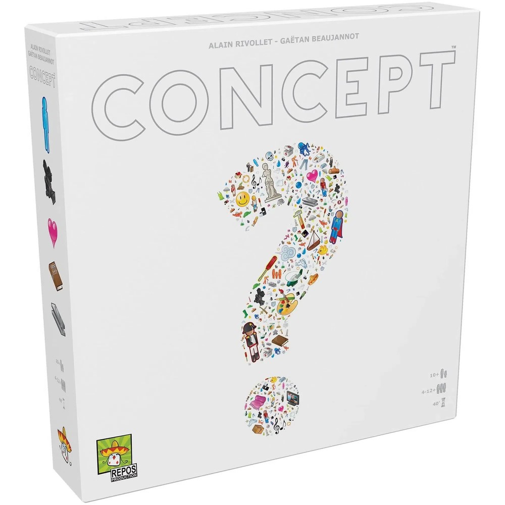 Concept – Party Communication Board Game for Family, Adults, and Children (4-12+